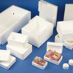 Styrofoam boxes