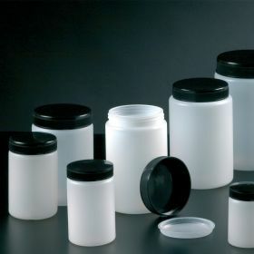 Wide neck container HDPE with lid 500ml