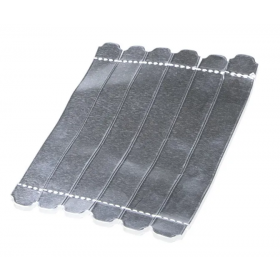 Sealing film aluminum for 6 PCR strips, self-adhesive