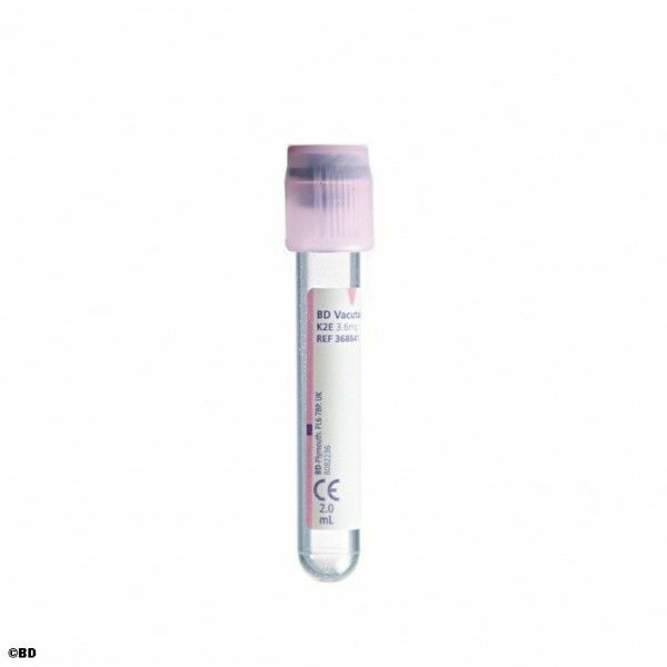 Bd Vacutainer Edta Blood Collection 100 Tubes
